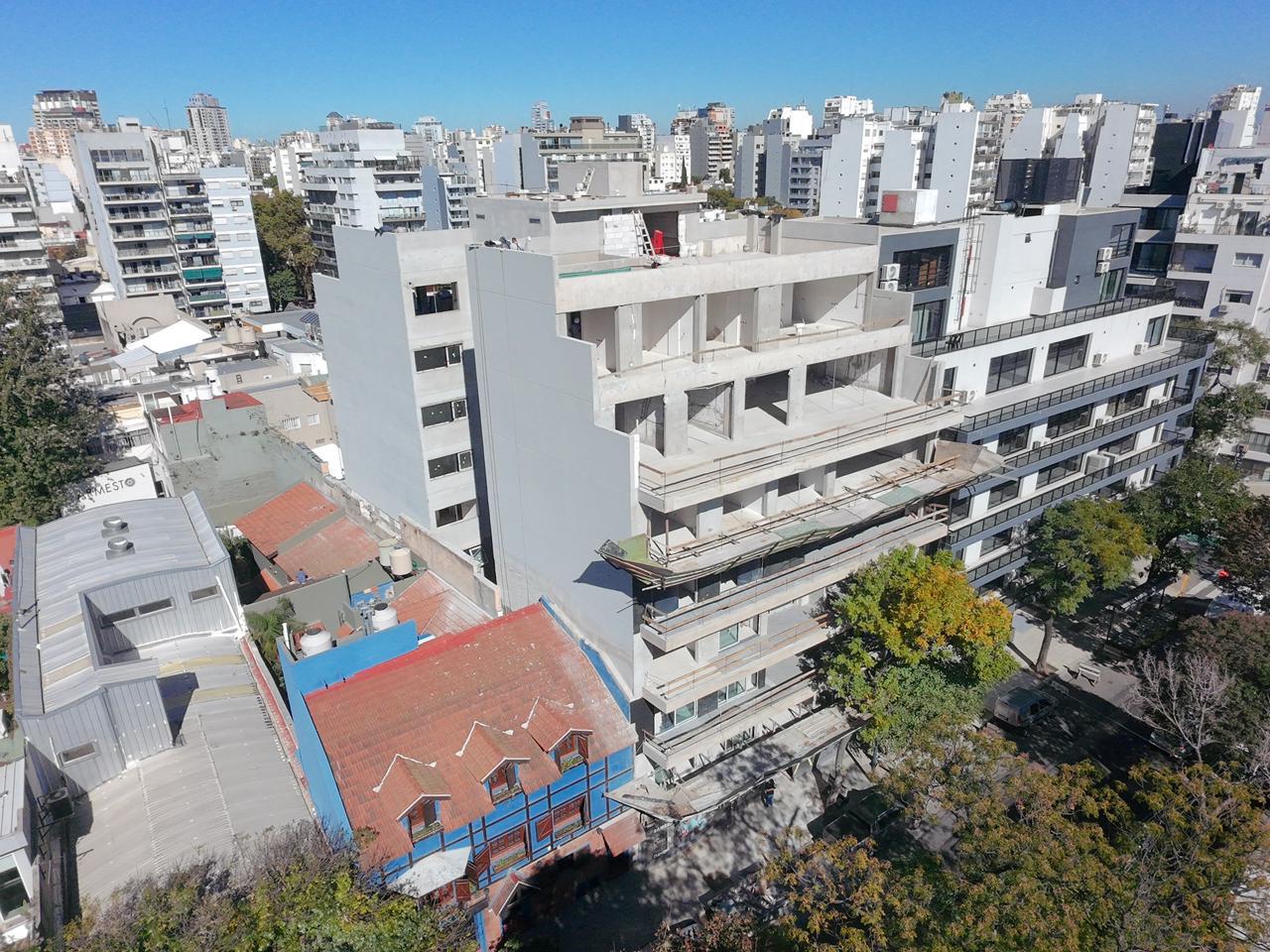 Relevamiento aéreo de obra en ejecución